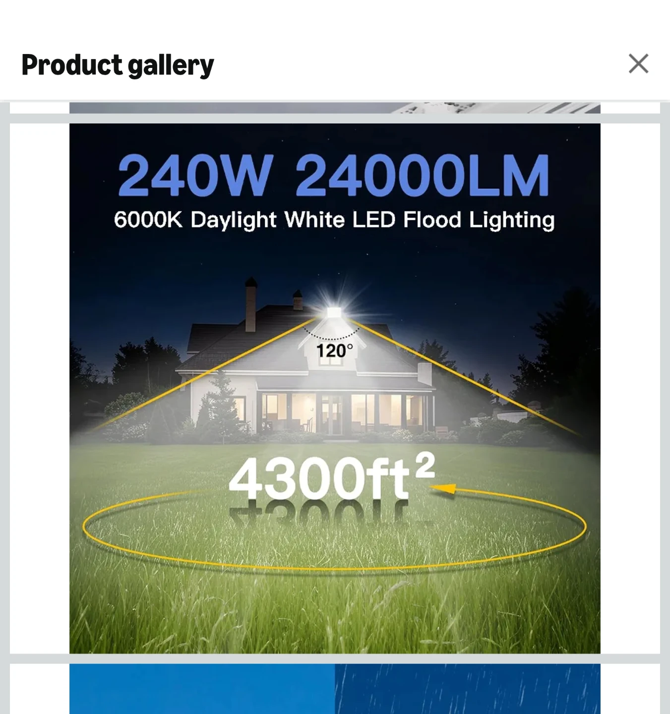 Ceeno 240W LED Flood Light - photo 3