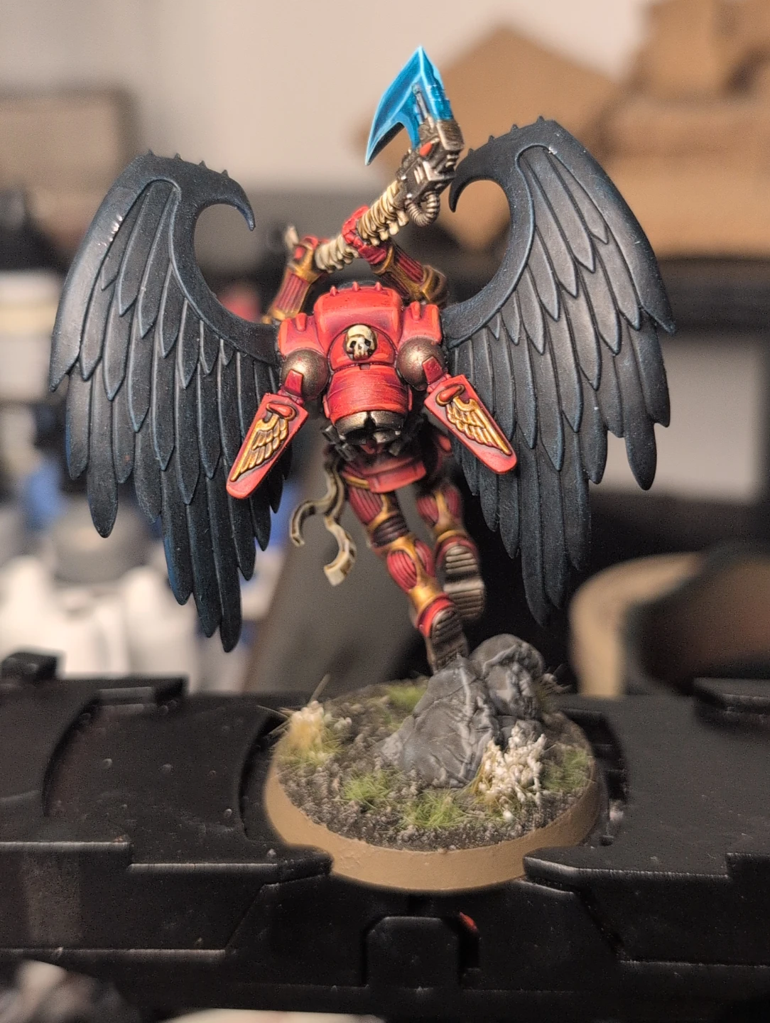 Warhammer 40k Blood Angels Astorath The Grim Model Well Painted - photo 3