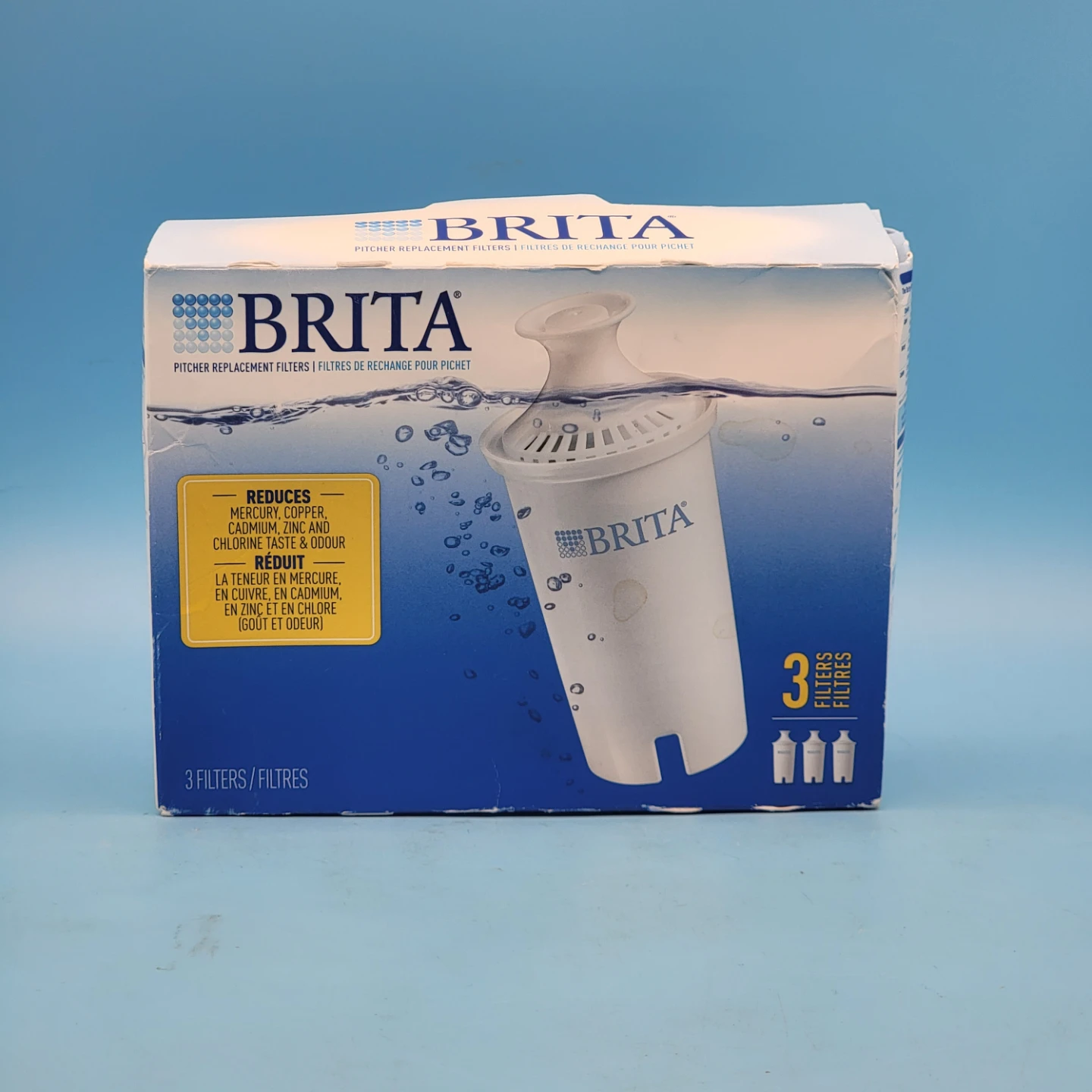 NEW/ SEALED Brita Pitcher REPLACEMENT FILTERS 3 Pack