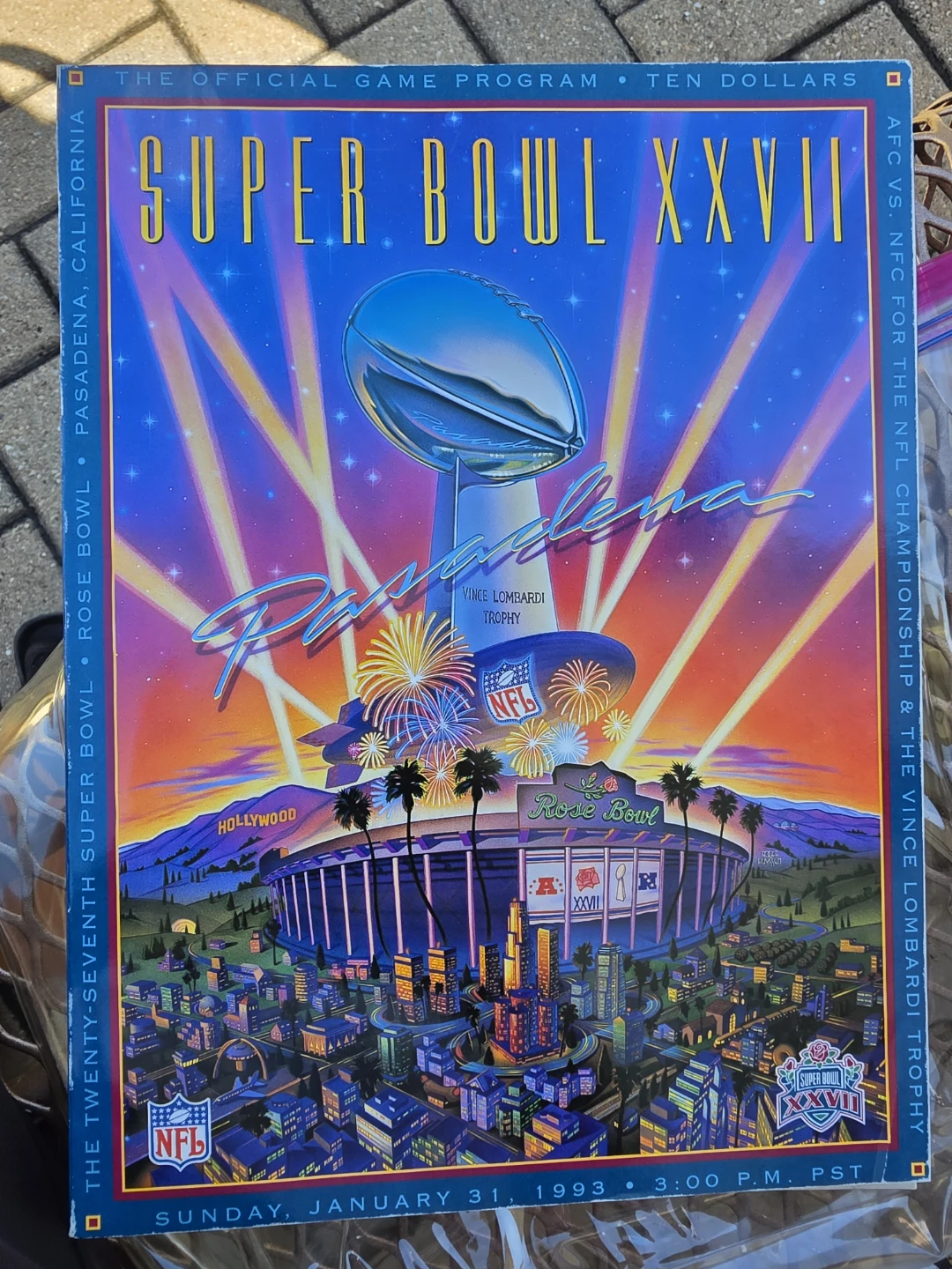 Super Bowl XXVII Official Game Program 1993 - photo 2