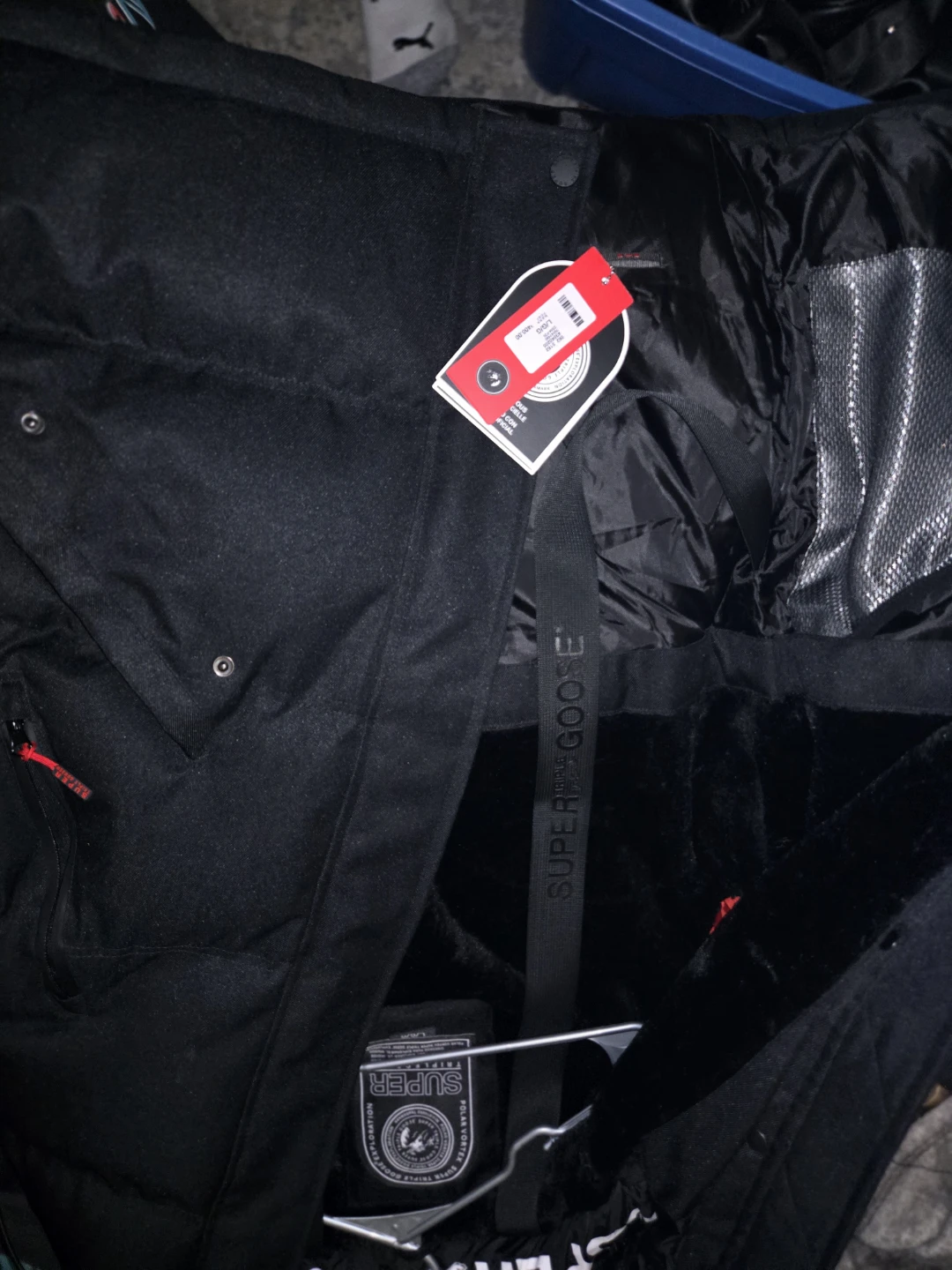 Super Triple Goose Down Parka Black - photo 2