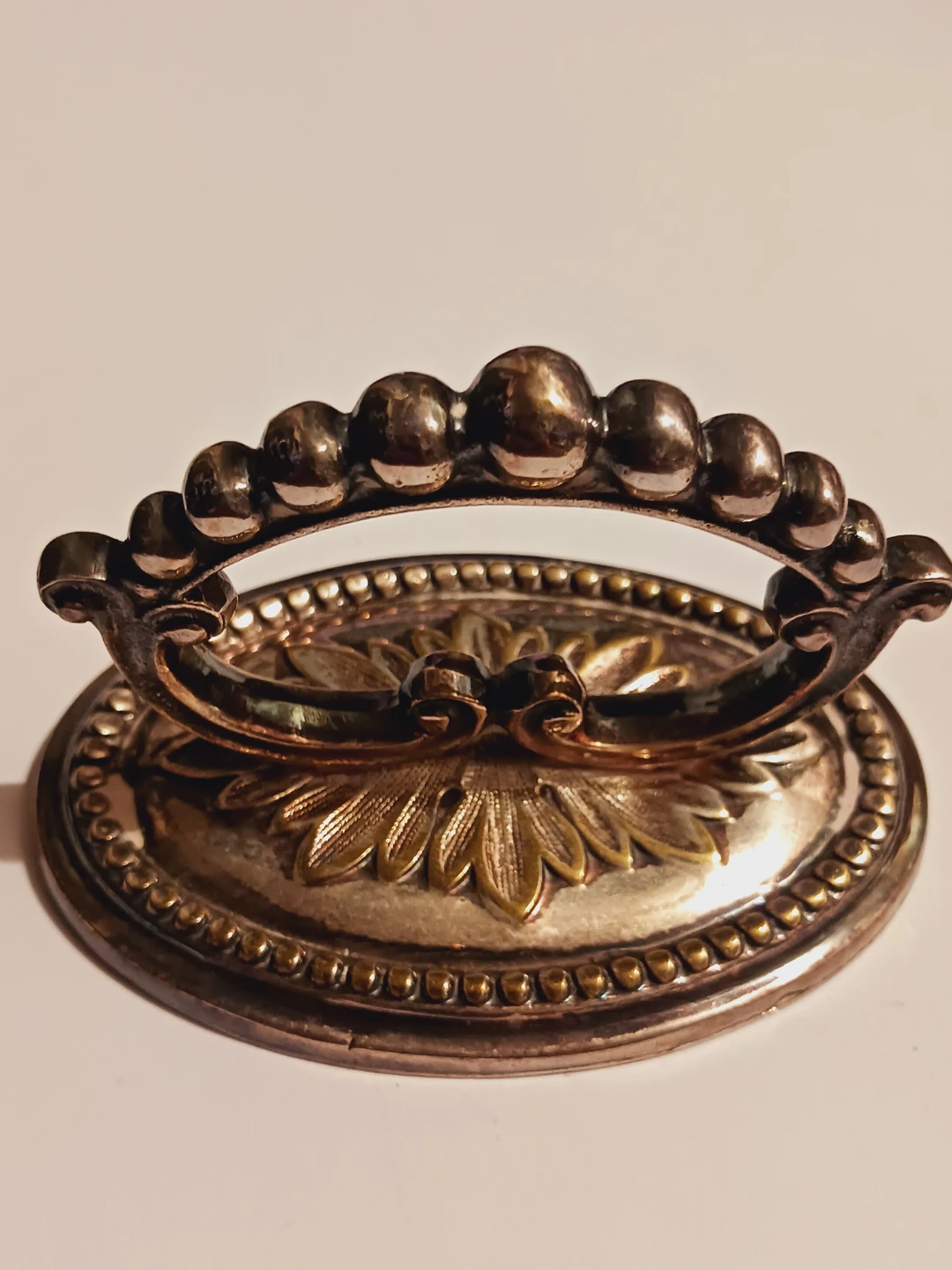 Vintage Metal Drawer Pull Handle - photo 2