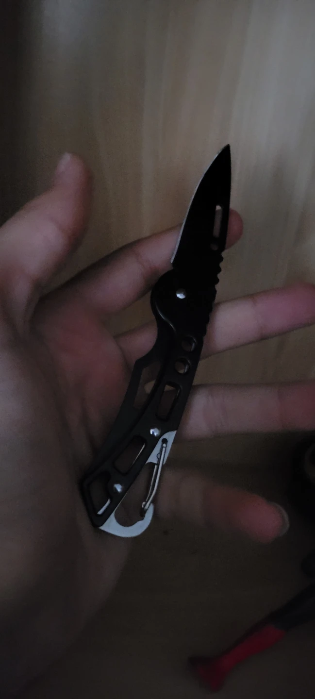 Black Folding Carabiner Knife🏈