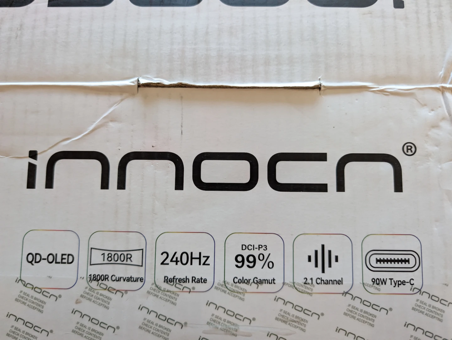 INNOCN 49" 5K2K 240Hz QD-OLED Curved Gaming Monitor - 49Q1S - photo 2