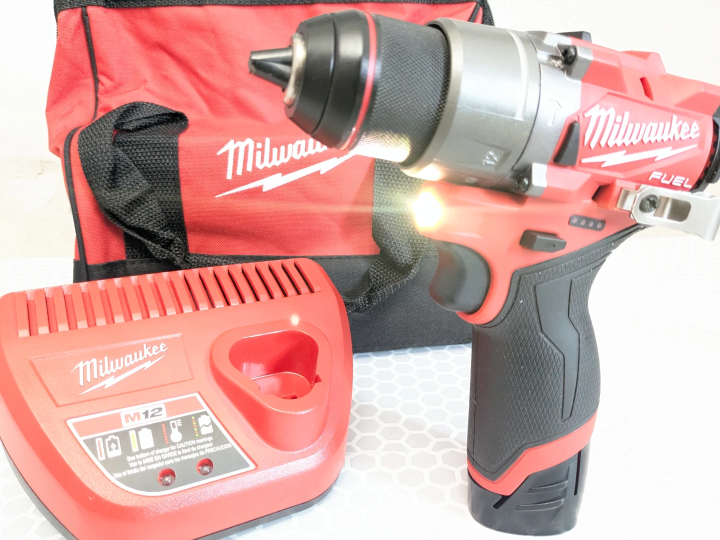 M12 Milwaukee FUEL Compact 1/2" Hammer Drill Combo