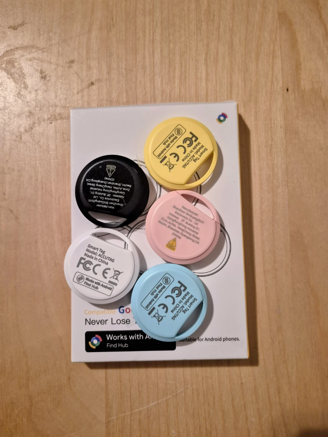 BNIB)5PK Google Find My Smart Tags - photo 2