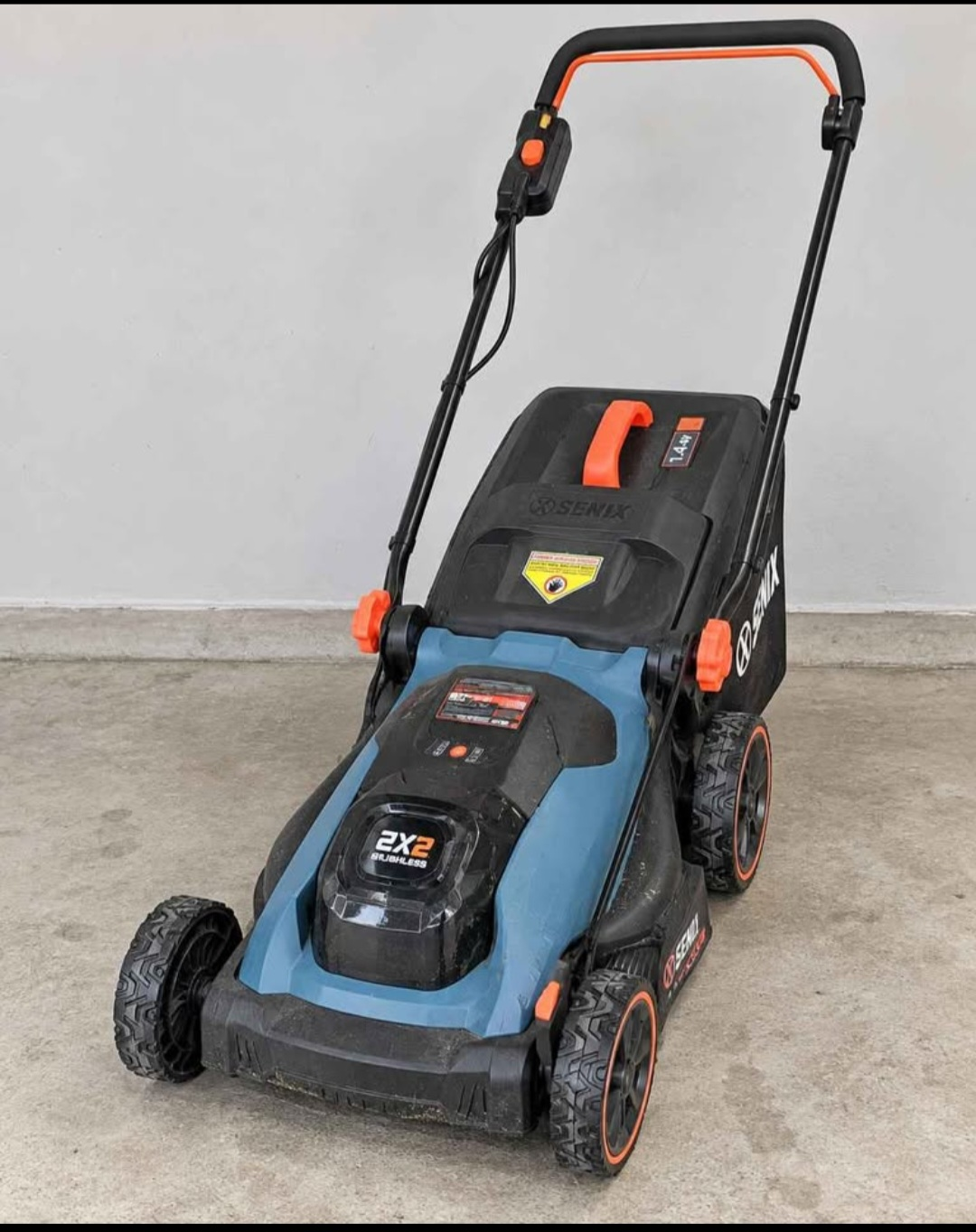 Cordless Electric Lawn Mower – Batteries + Charger Included