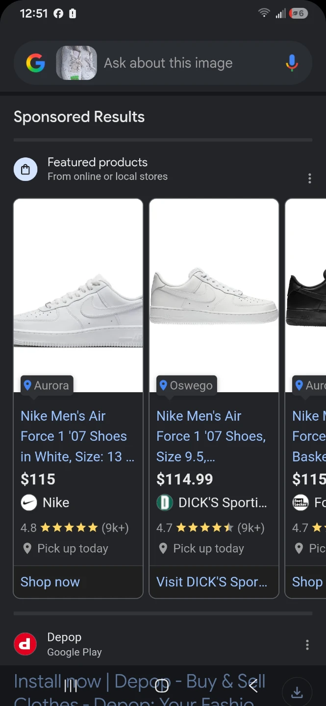 Nike Court Vision Low White Sneakers