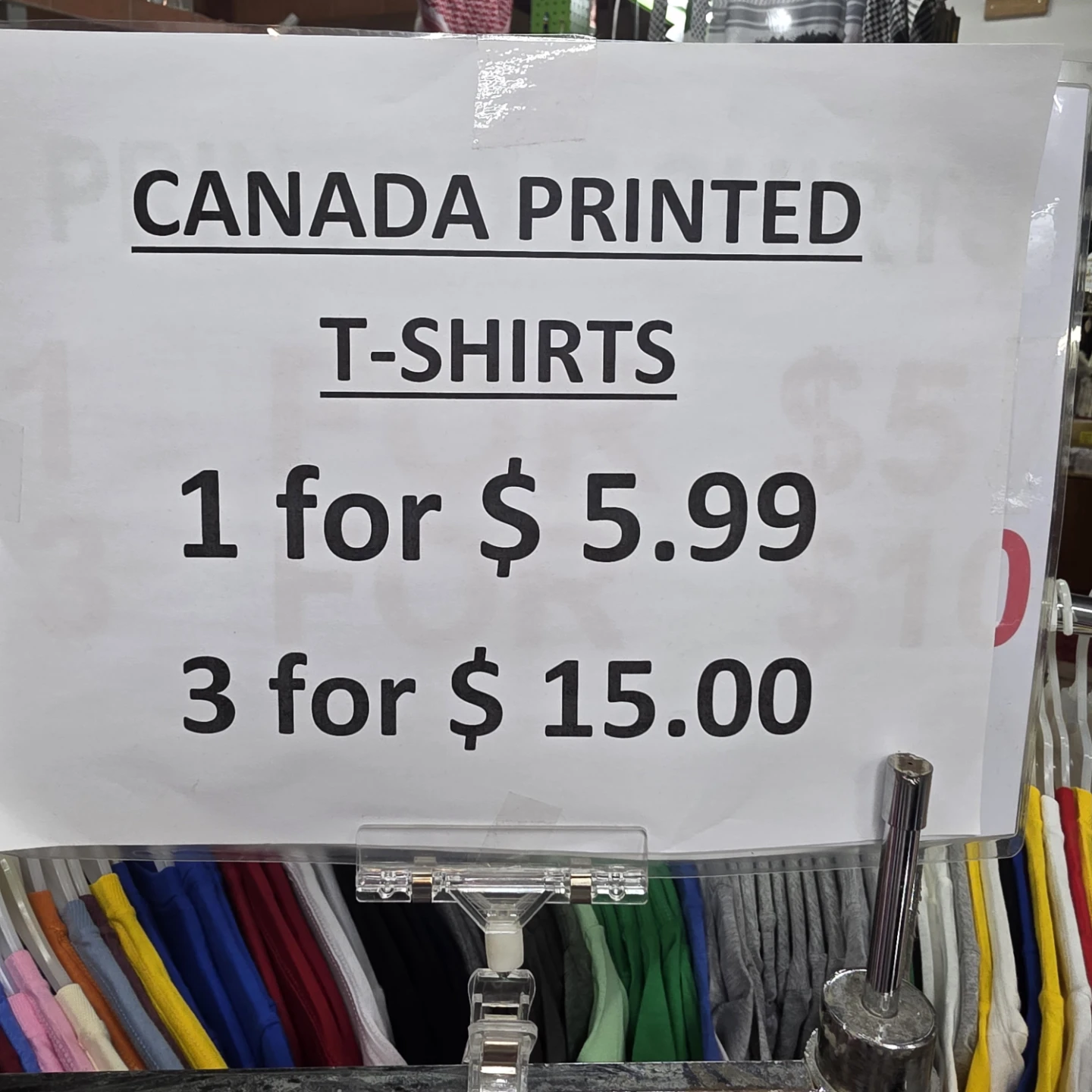 Assorted Canada Printed T-Shirts