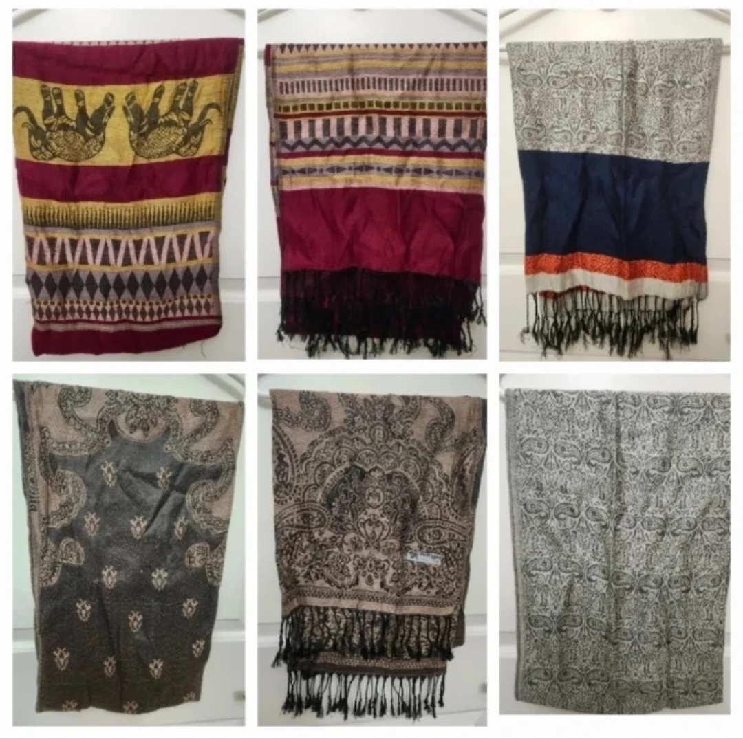 Set of 3 Assorted Pattern Scarves