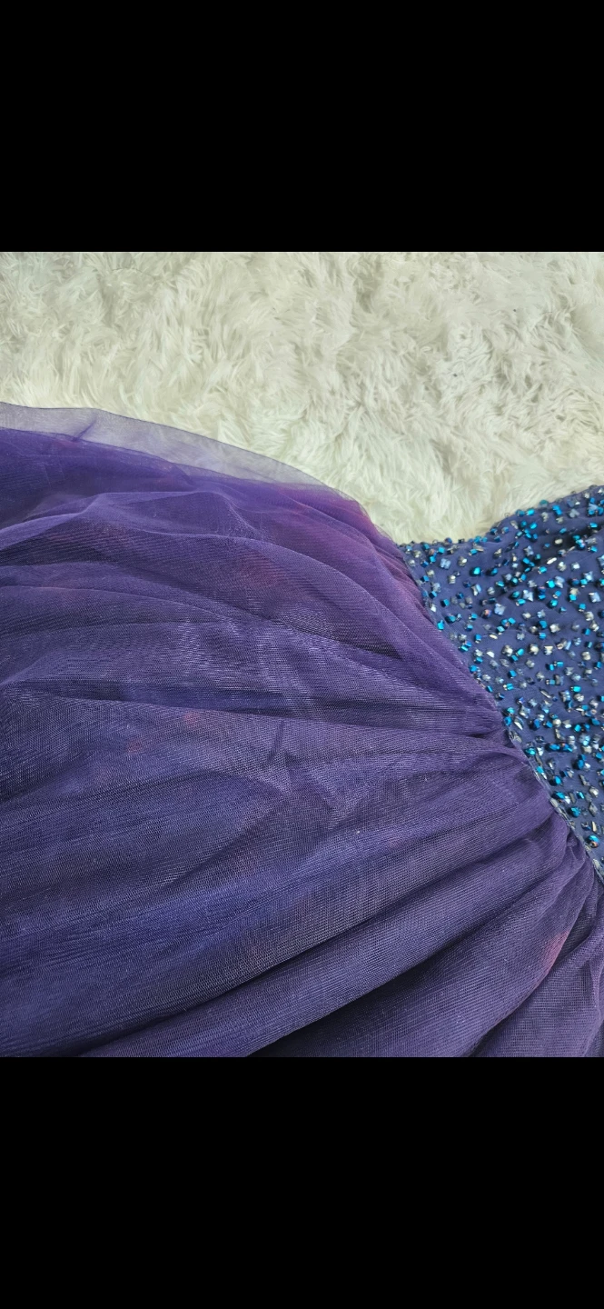 Sparkly Beaded Mermaid Prom Dress - photo 3