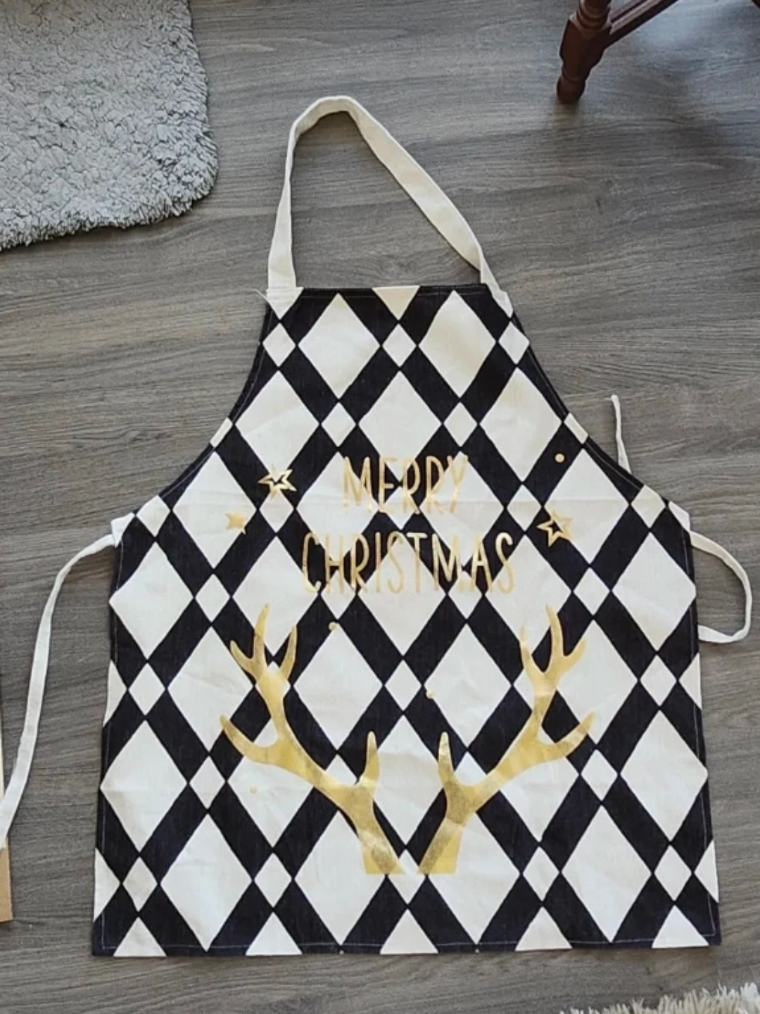Merry Christmas Reindeer Apron