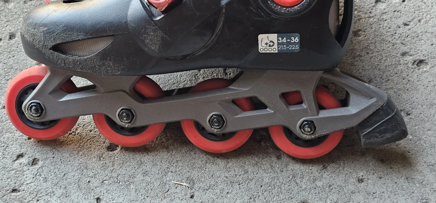 Oxelo Inline Skates Size 34-36 - photo 3