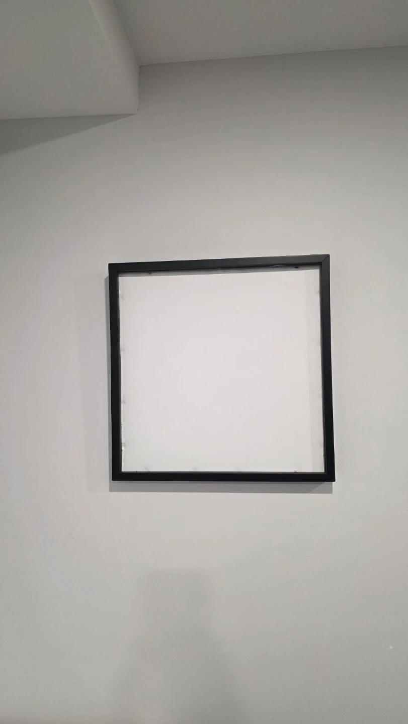 Custom 16" x 16" Black Picture / Art Frame - Professionally Made