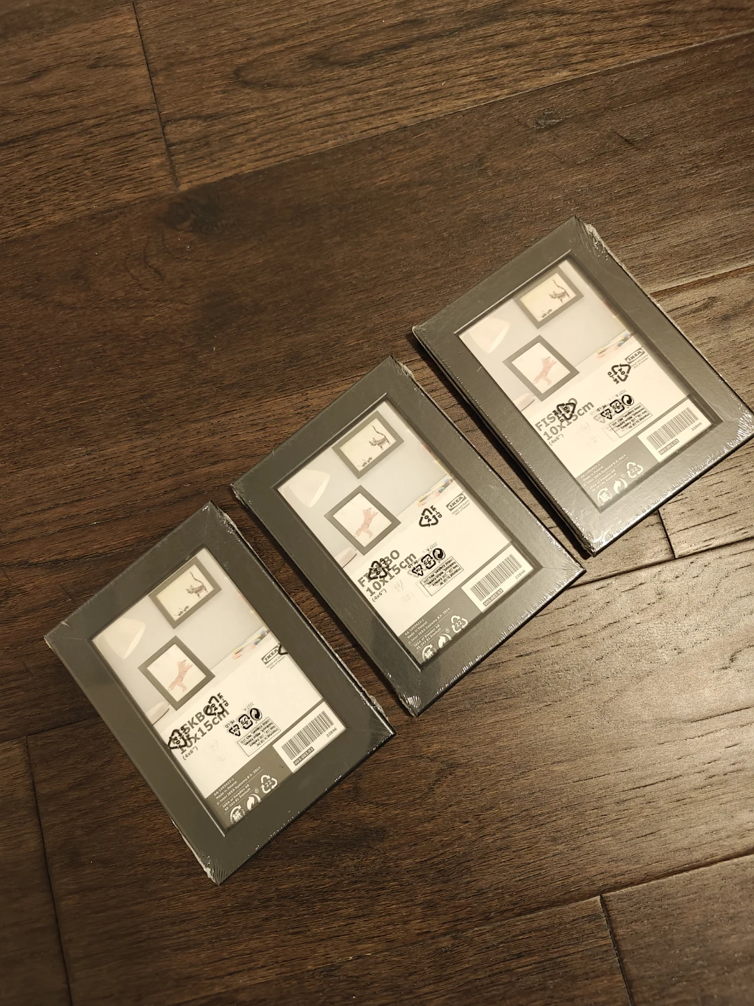 IKEA FISKBO Photo Frames 10x15cm (4x6”) - Set of 3