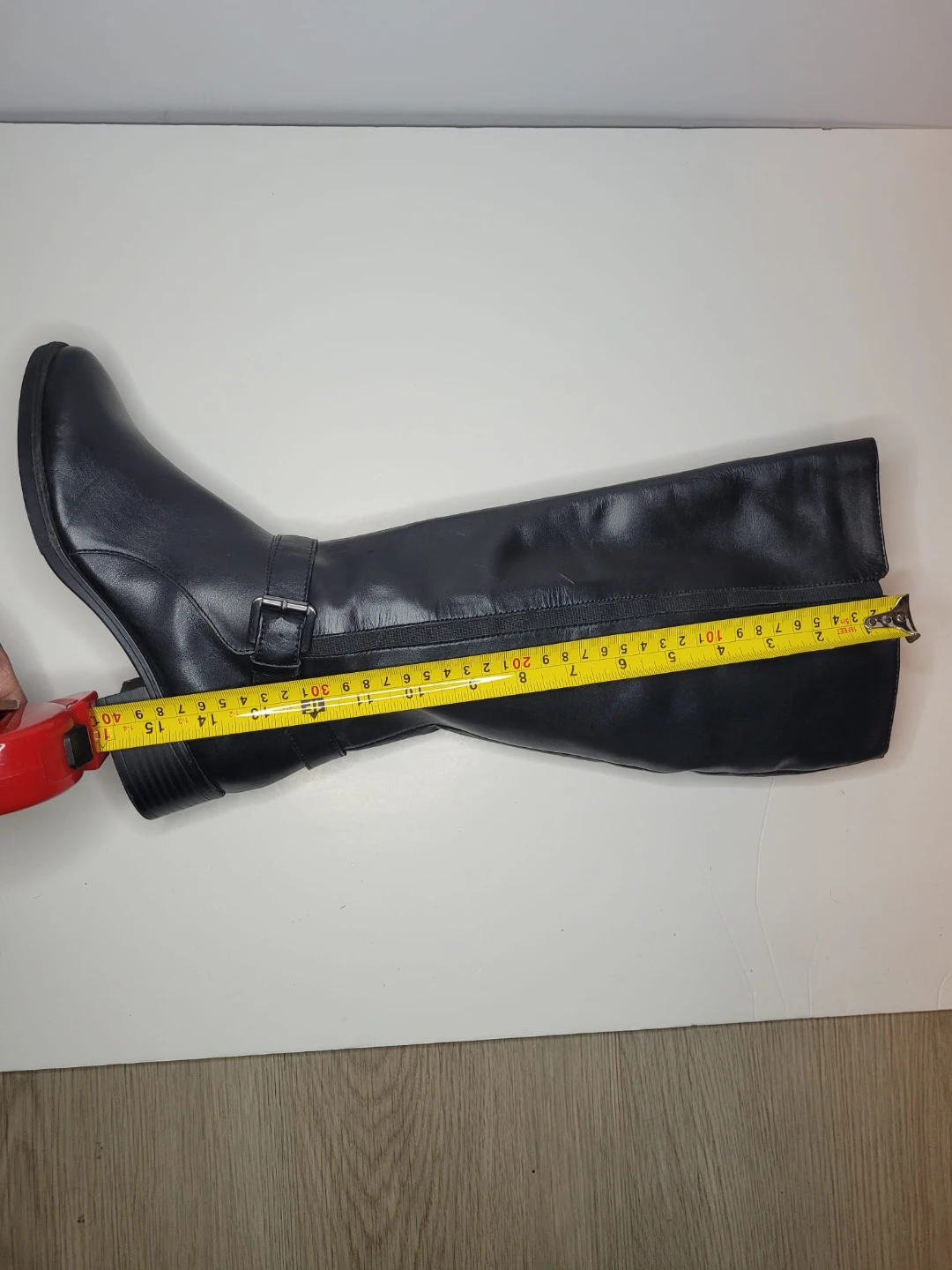 Black Tall Boots Size 6M - photo 5