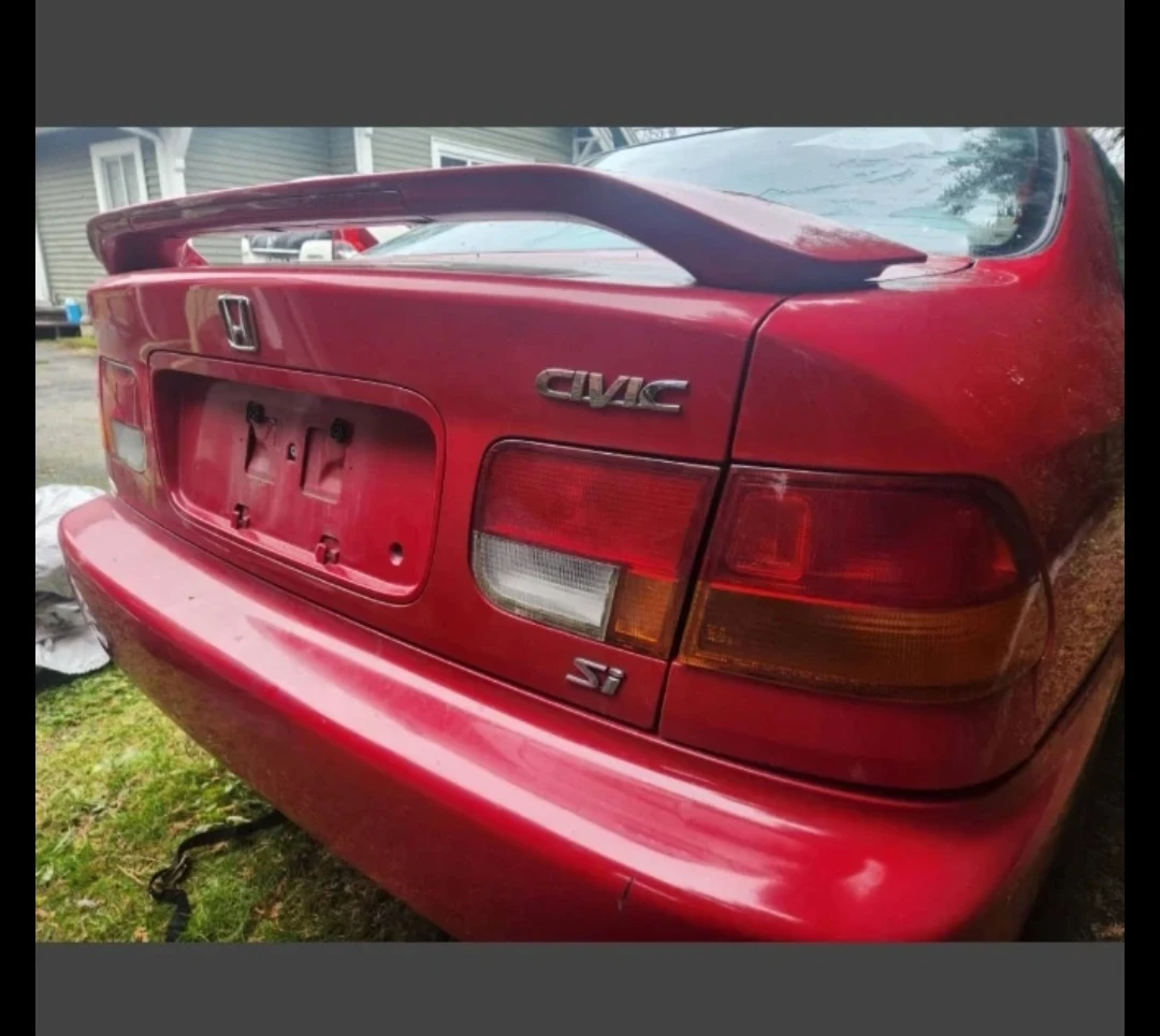 1998 si civic honda large dent does not run, clean title - photo 2