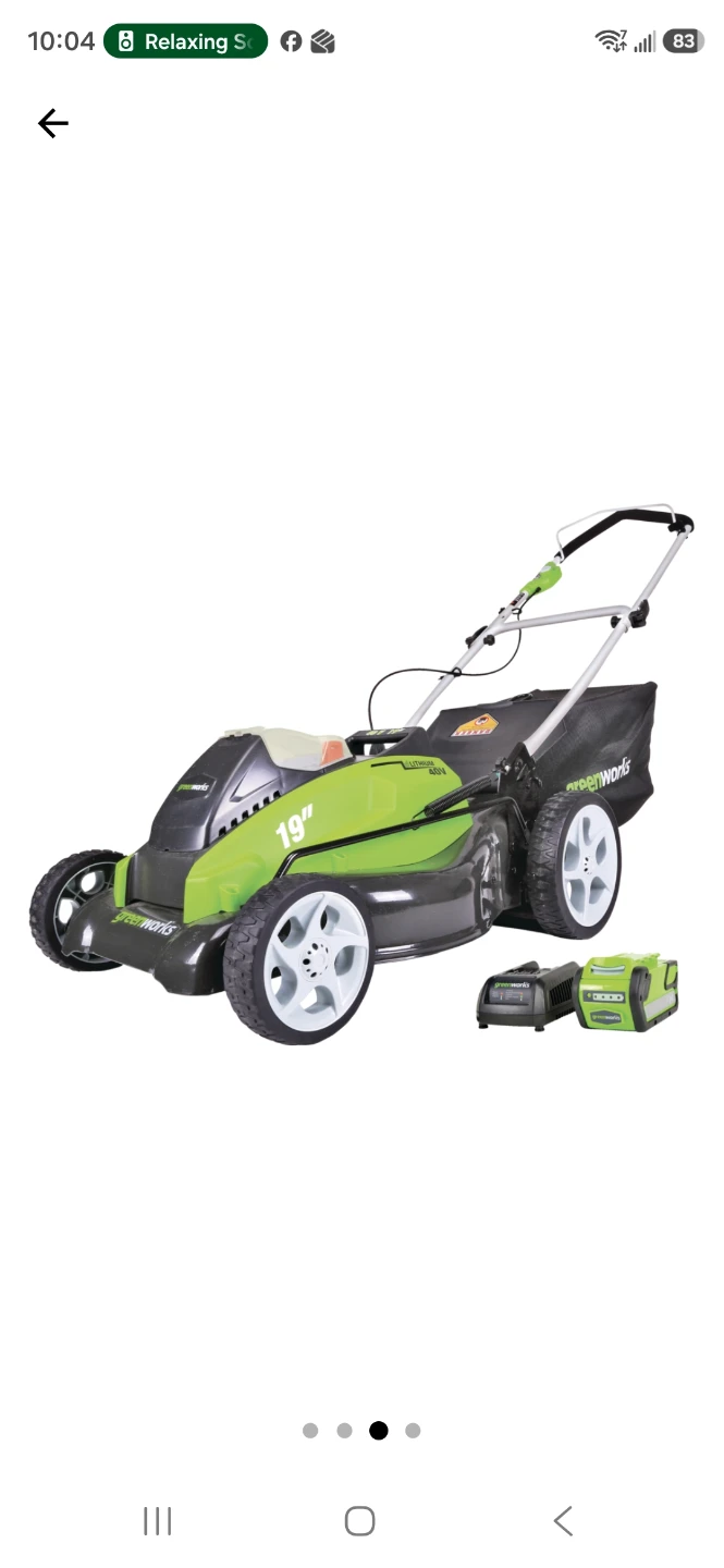 Greenworks 40V 19" Cordless Lawn Mower - photo 4