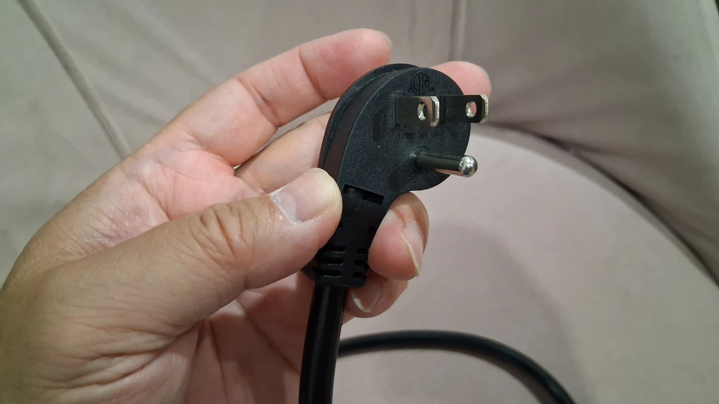computer power cord 3 pin connector both 90 degree angled - photo 4
