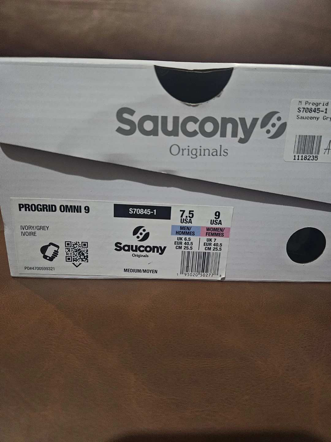 Saucony Originals Progrid Omni 9 - Ivory/Grey - photo 2