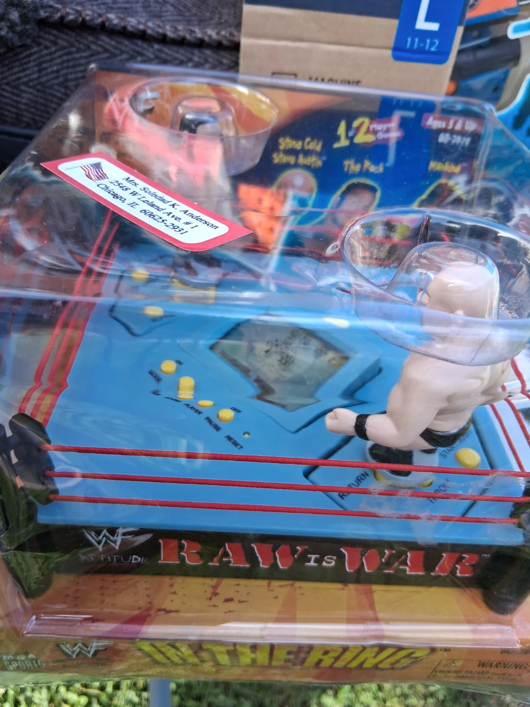 WWF RAW is WAR In The Ring handheld game