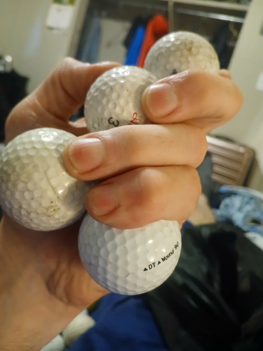bag of vintage golf balls - photo 4