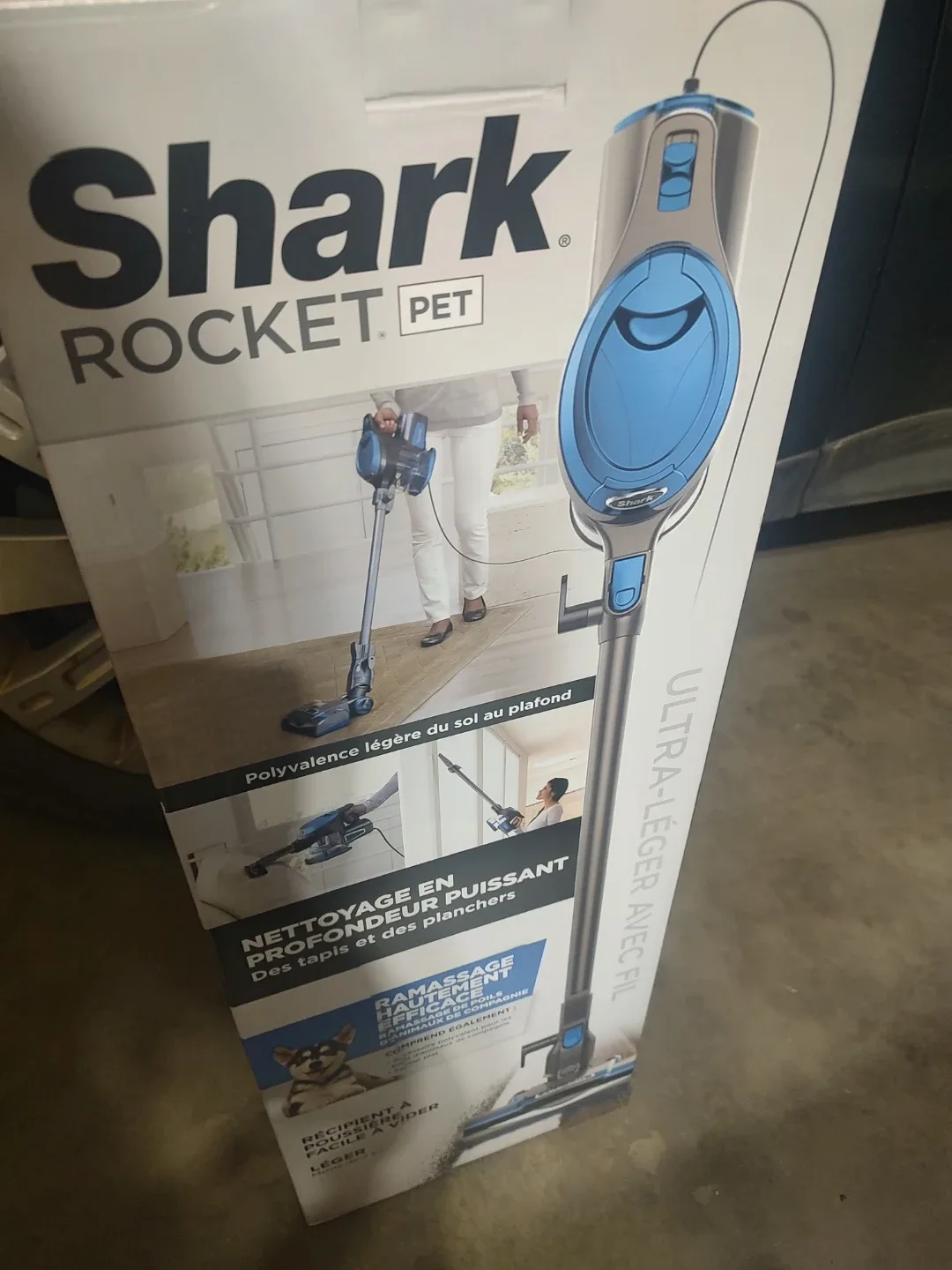 Shark rocket pet corded stick vacuum