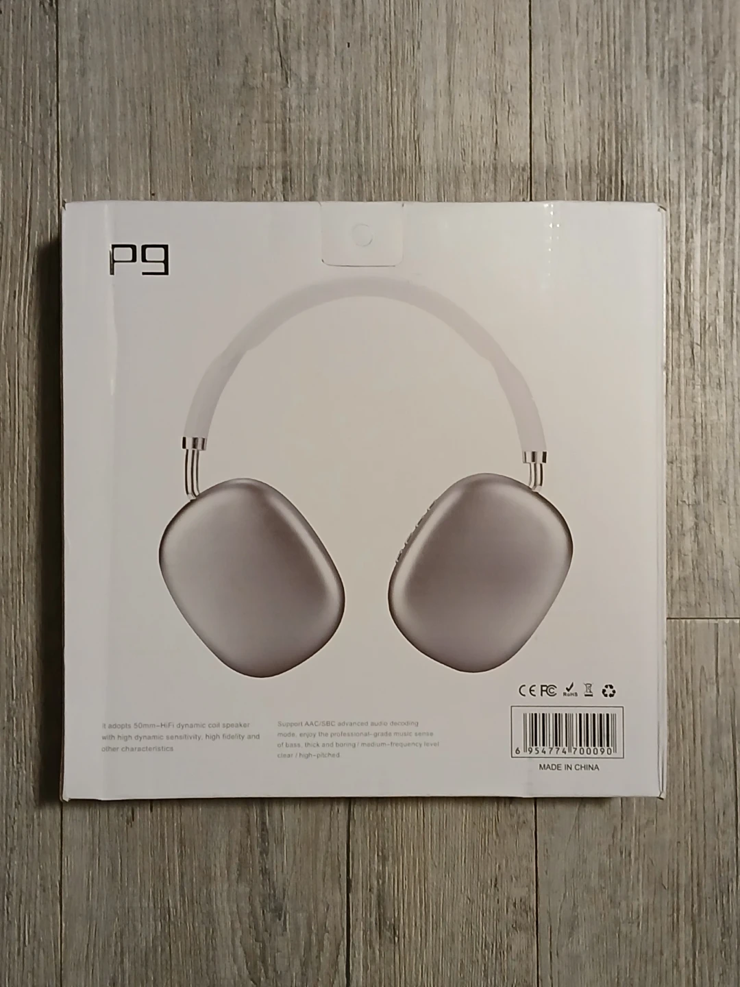 White P9 Wireless Headphones - photo 2
