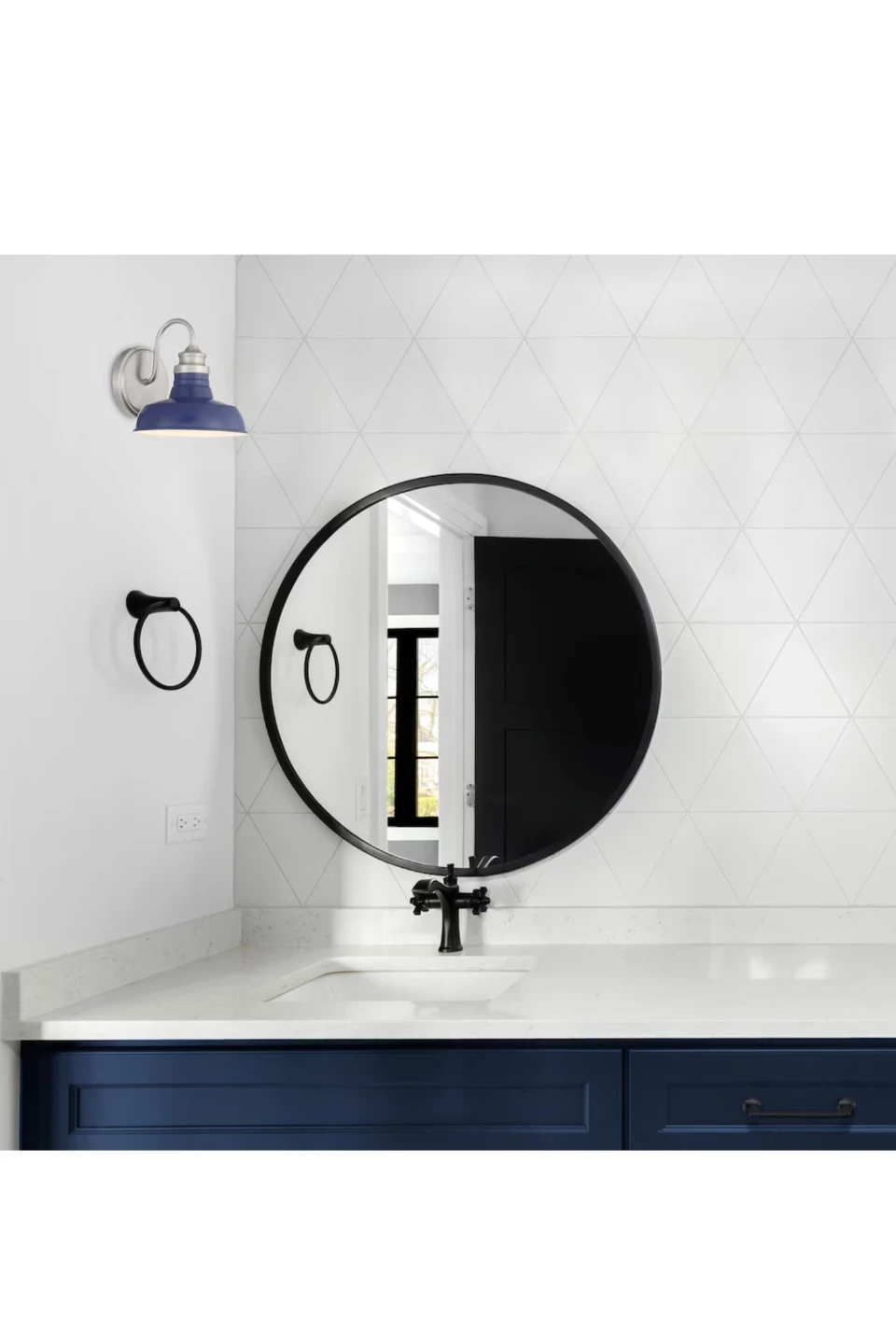 Hampton Bay Elmcroft 1-Light Bath Vanity Light - photo 2