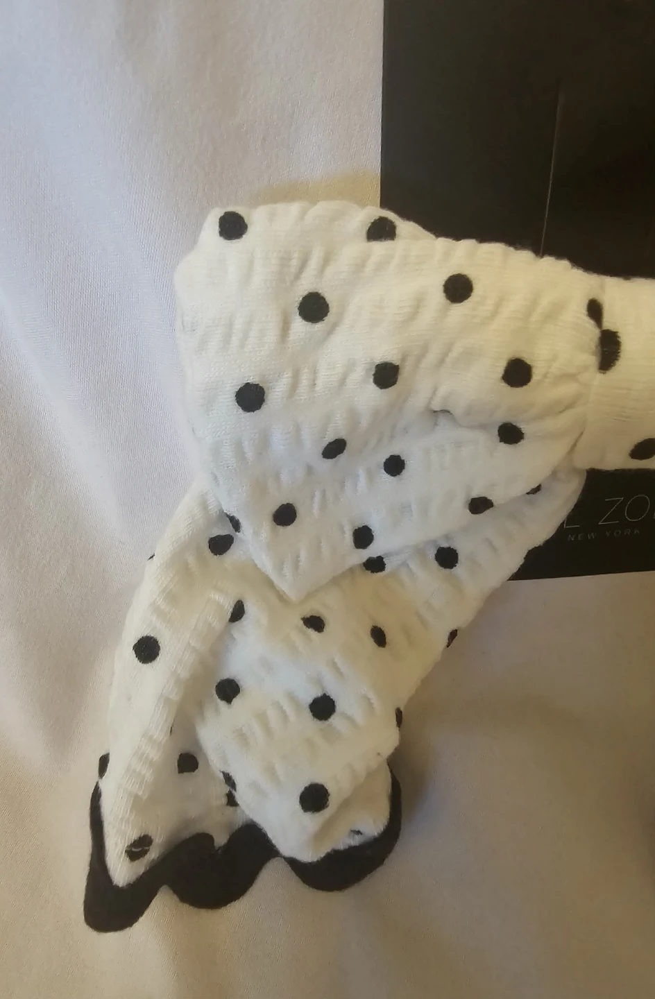 White and Black Rachel Zoe Girl's Toddler Bow Hair Clip - photo 2