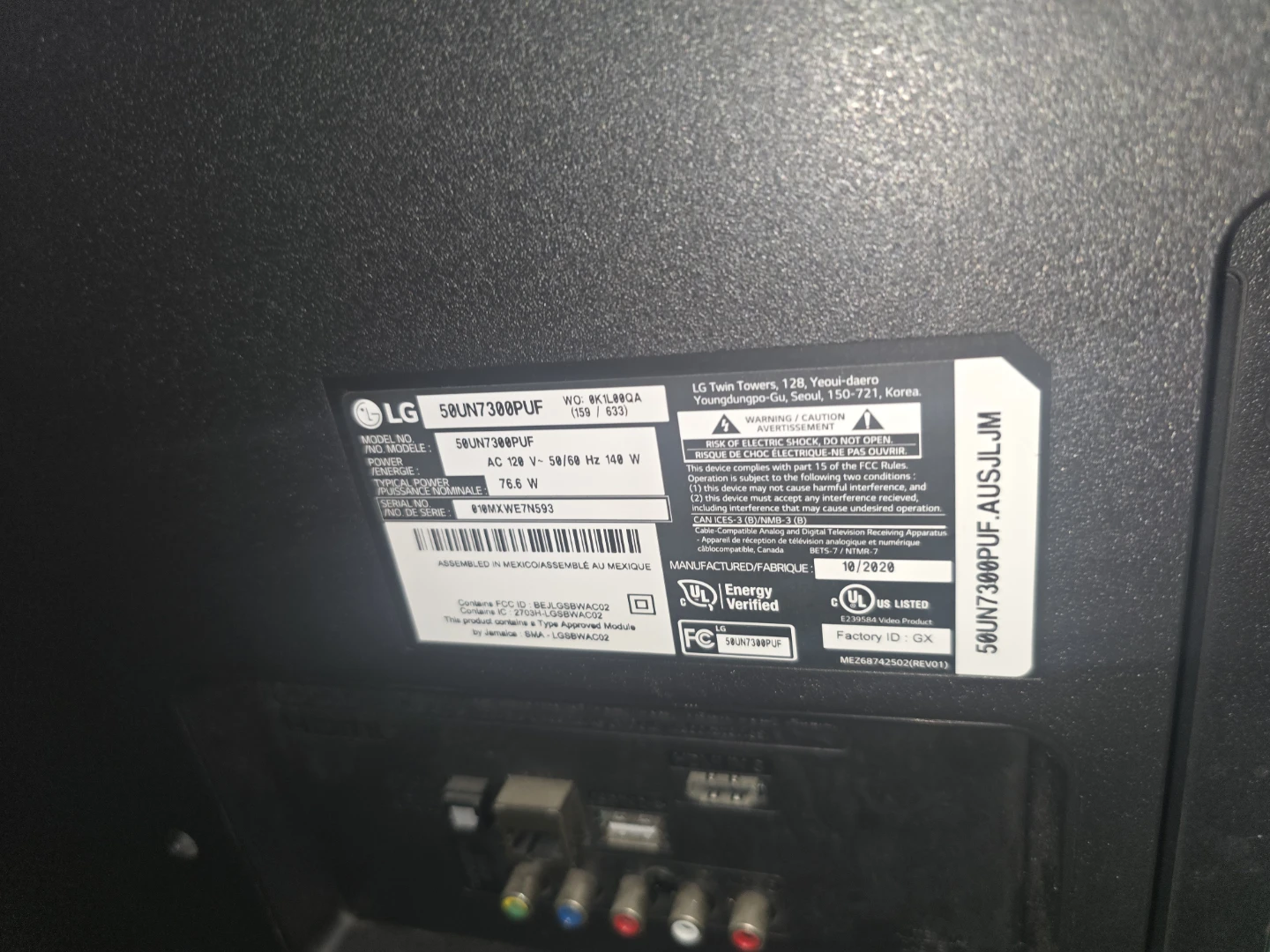 LG 50" 50UN7300PUF - photo 3