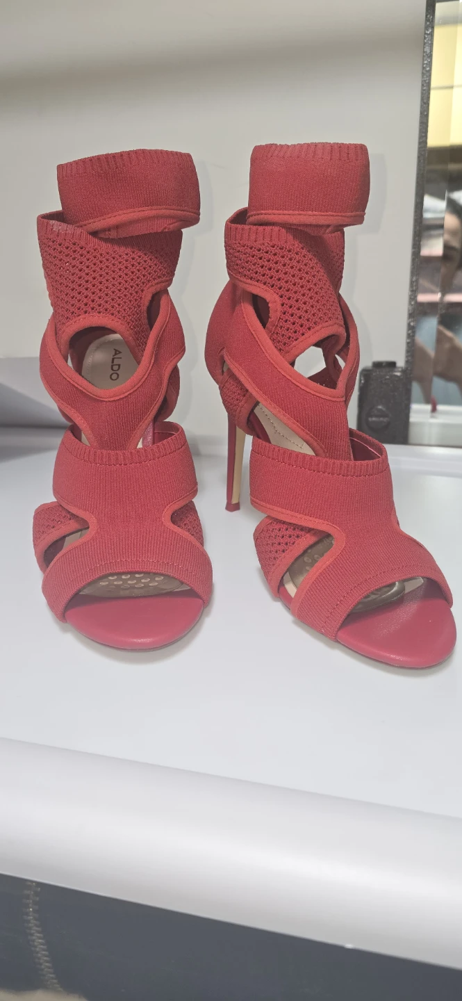 ALDO Red Stiletto Heels - Size 9 - photo 3