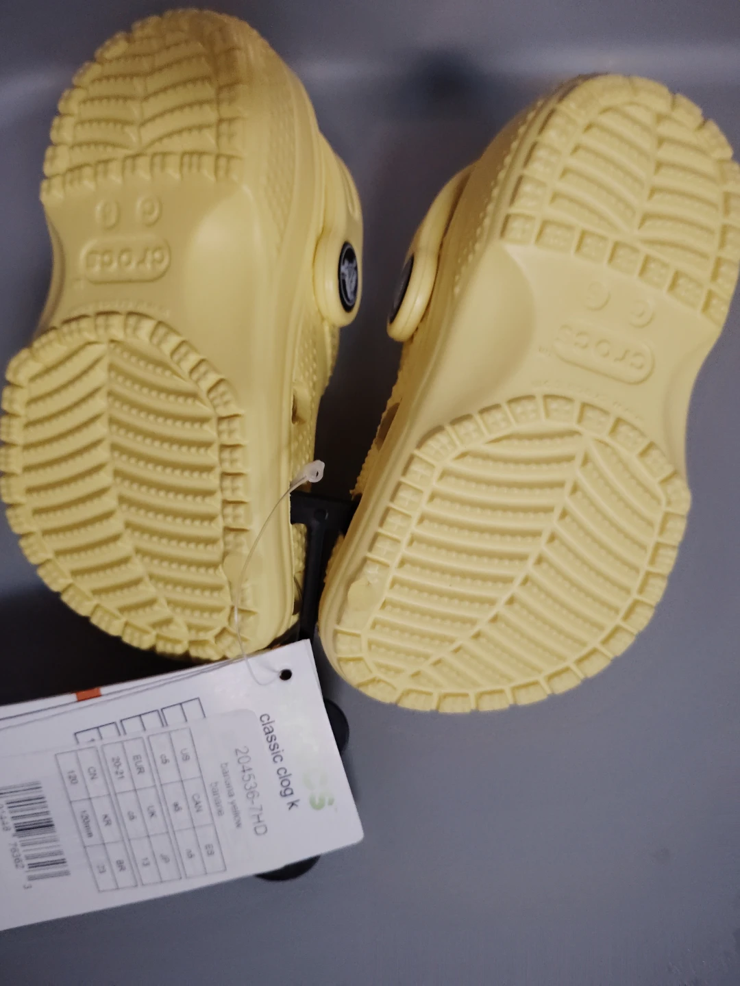 New Crocs Classic Clog K Banana Yellow - photo 2