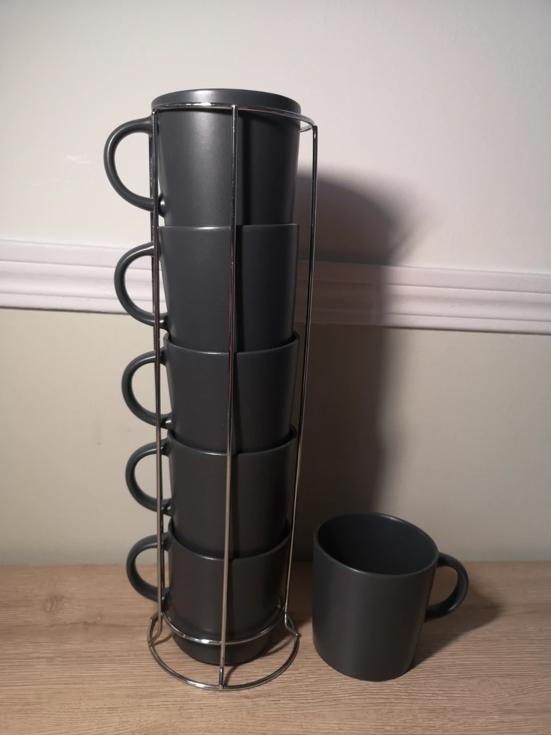 Set of 6 IKEA Mugs with Stand - photo 3