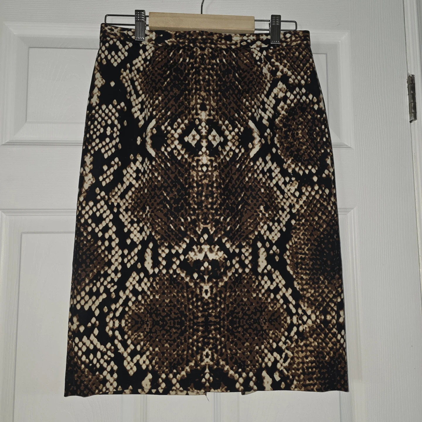 Michael Kors Snakeskin Print Skirt Size 2