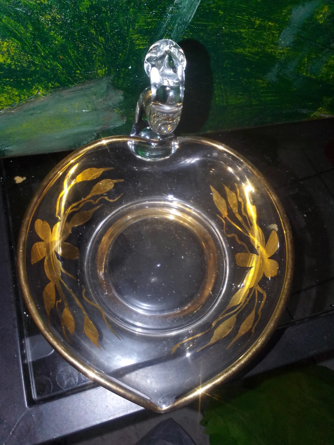 Vintage Crystal Swan Candy Dish - photo 3