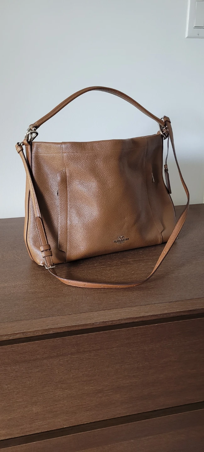 Coach Brown Leather Hobo Bag