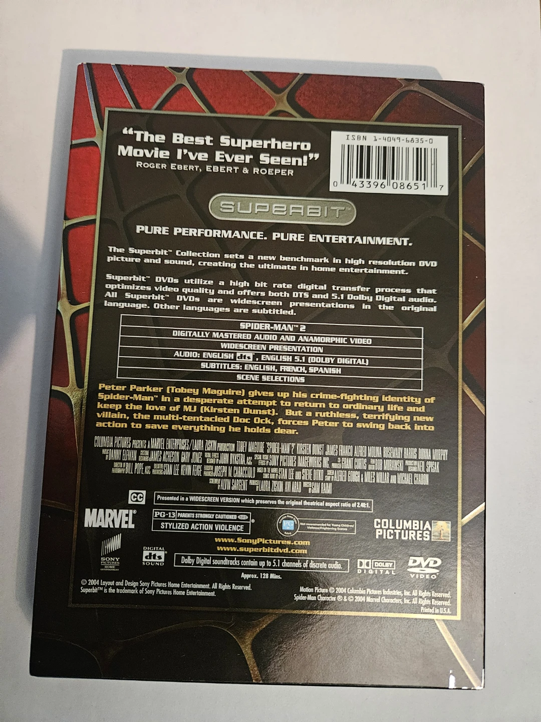 Spider-Man 2 Superbit DVD - photo 2