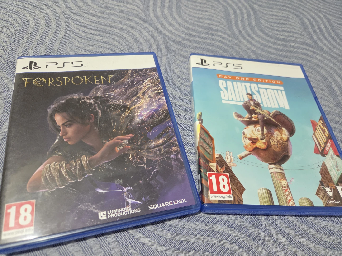 Saints Row and Forspoken for PS5 Games