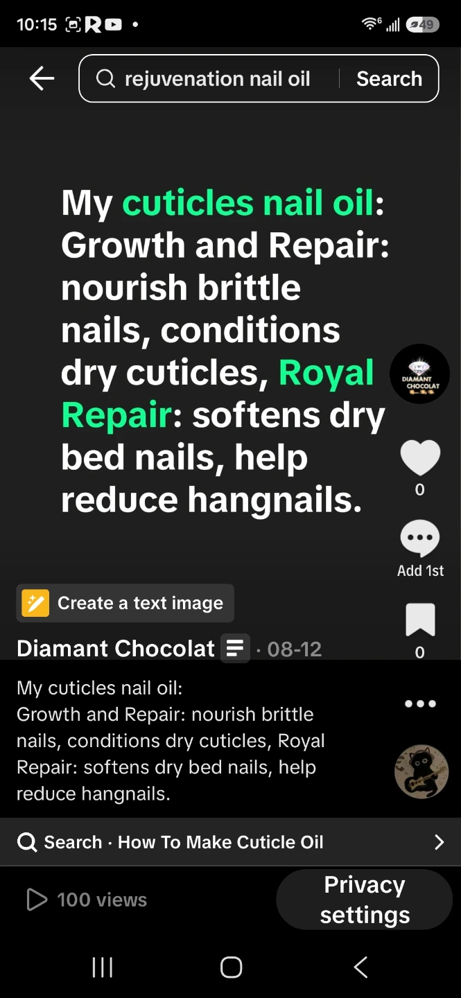 Diamant Chocolat Hair Growth Oil Lip Gloss Pain Blam - photo 3
