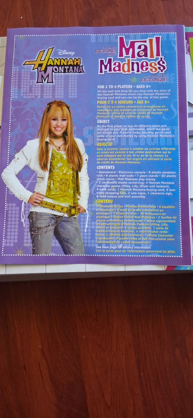 Hannah Montana Mall Madness Electronic Board Game - photo 4