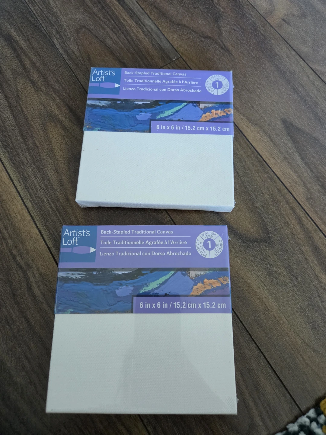 Artist's Loft 6" x 6" Traditional Canvas (2 Pack)