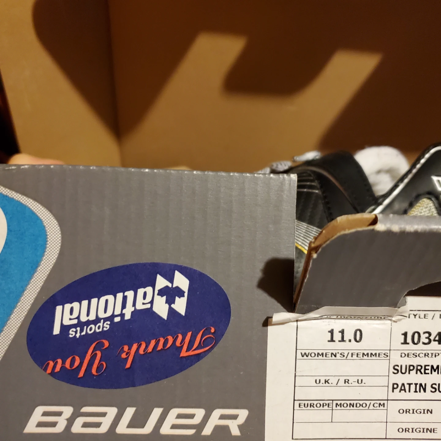 Bauer Supreme Hockey Ice Skates, size Y12 (29.5) - photo 4