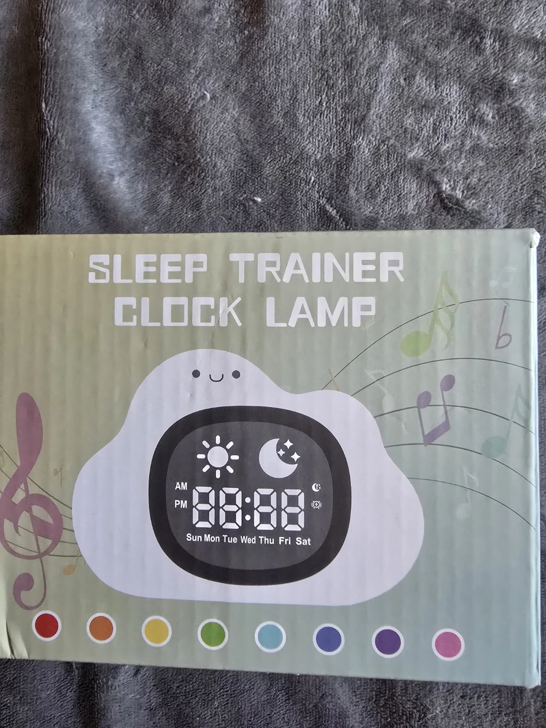 Kids Sleep Trainer Clock Lamp