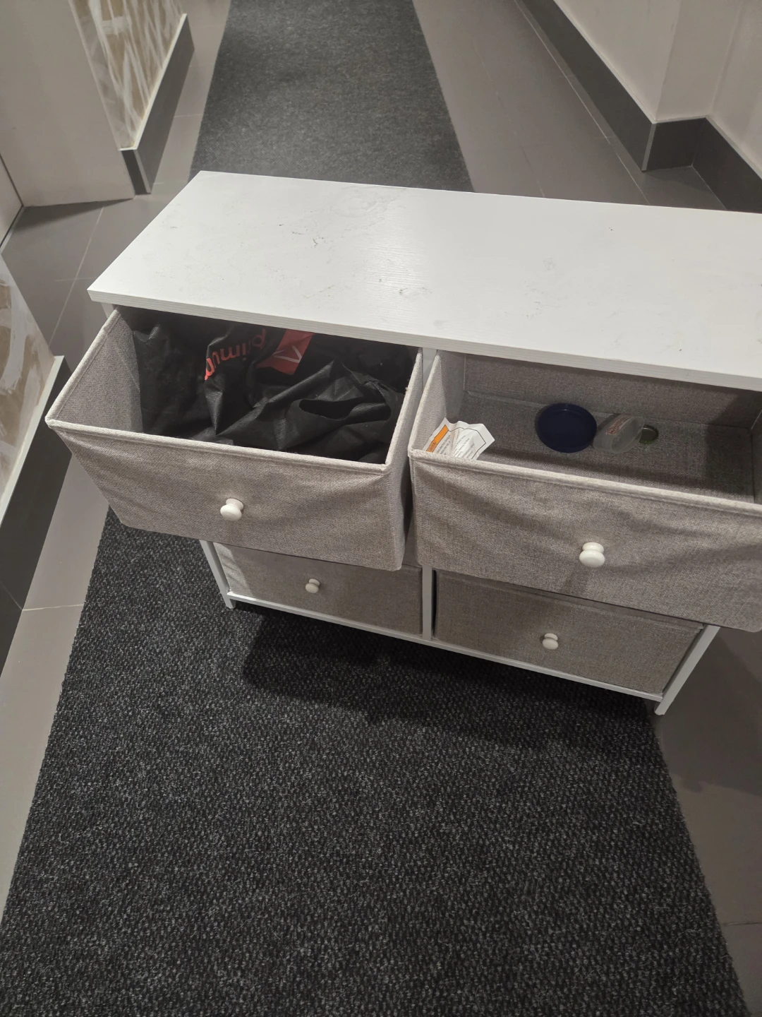 White 6-Drawer Fabric Storage Unit - photo 5