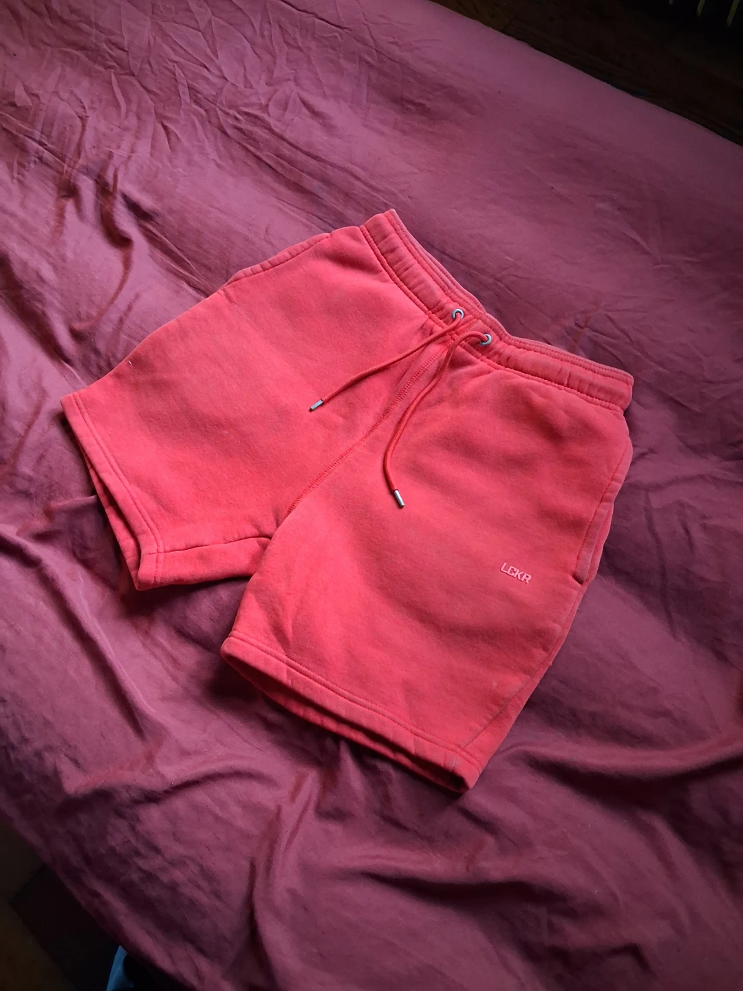 LCKR Red Sweat Shorts - photo 2