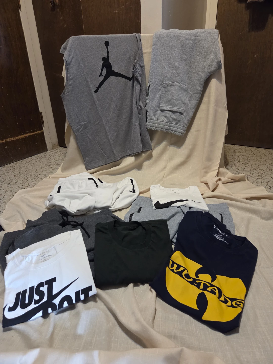 Assorted Nike and Graphic T-shirts and Shorts Bundle