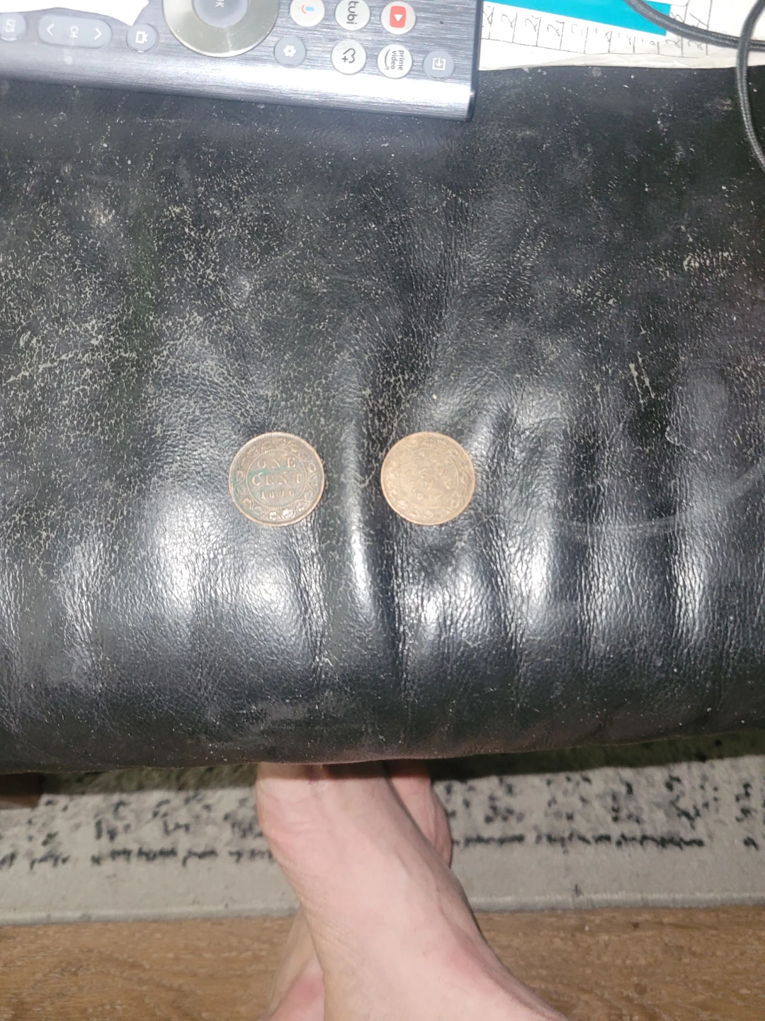 1896 Canadian One Cent Coins