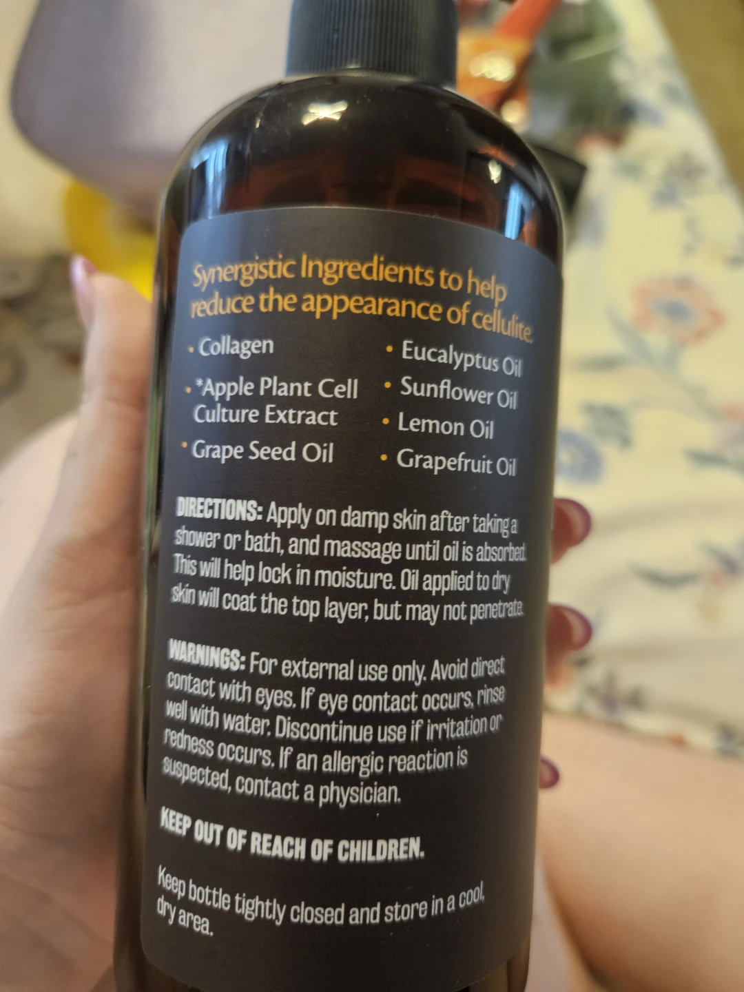 M3 Naturals Anti-Cellulite Massage Oil 16 fl oz - photo 3