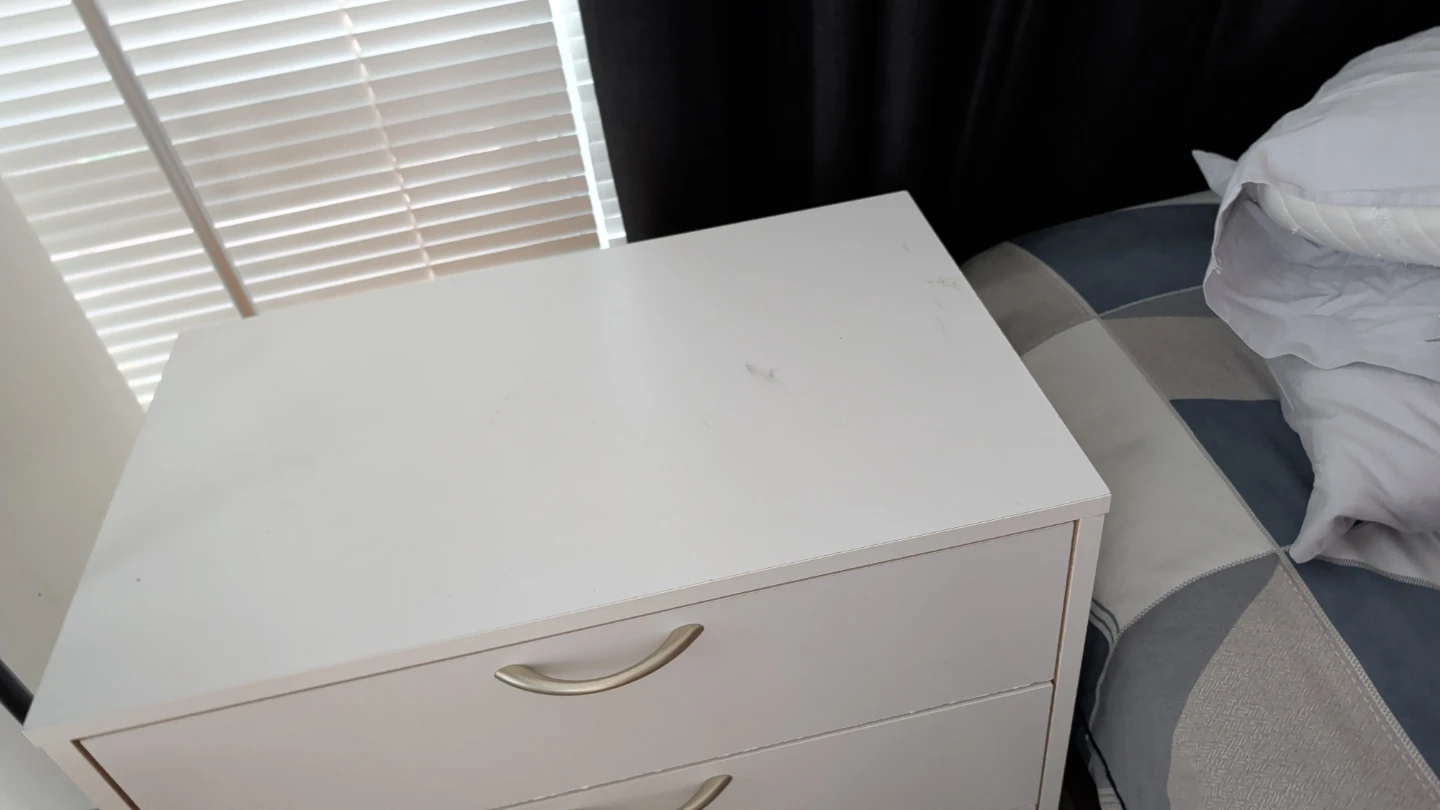 White 5-Drawer Dresser - photo 2